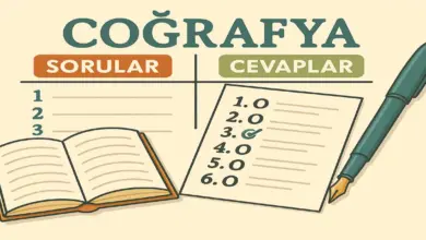 11. Sınıf Coğrafya Ders Kitabı Sayfa 59-65 Cevapları Meb Yayınları