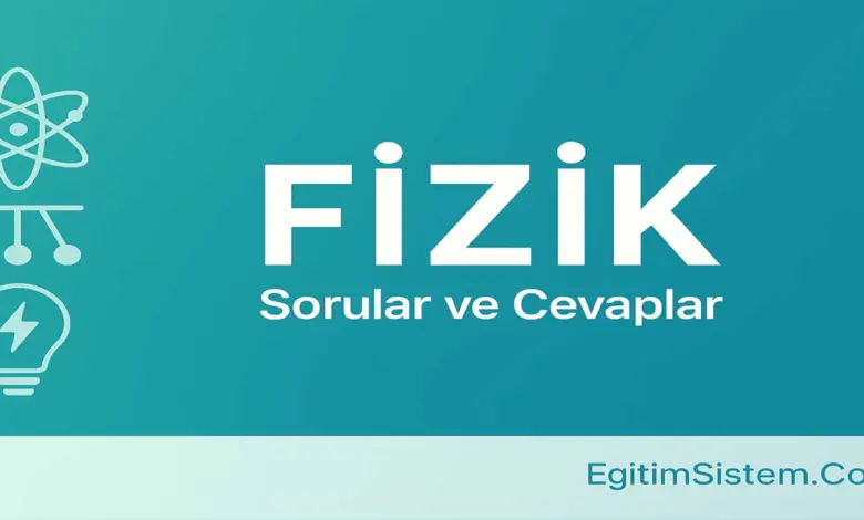10. Sınıf Meb Fizik Ders Kitabı Sayfa 113-114 Cevapları