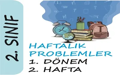 3. Sınıf Haftalık Problemler (1. Dönem 1. Hafta)