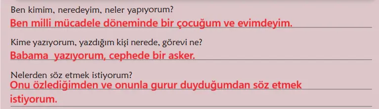 6. Sınıf Türkçe Ders Kitabı Sayfa 111 Cevapları MEB Yayınları