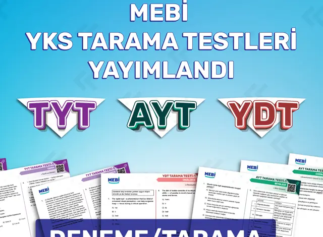 MEBİ Bireysel Öğrenme Platformu’nda YKS Tarama Testleri Yayında