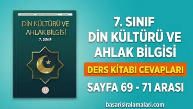 7. Sınıf Din Kültürü 2. Ünite Sayfa 66-67-68-69-70-71 Cevapları (MEB Yayınları)