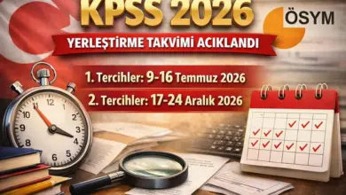 2026 KPSS Yerleştirme Takvimi Açıklandı: Tercih Tarihleri Belli Oldu