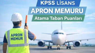 KPSS 2025/2 Lisans Apron Memuru Atama Taban Puanları: Şehir Şehir Liste