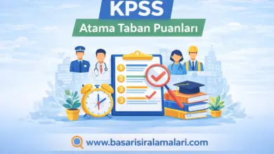 KPSS 2025/2 Lisans Avukat Atama Taban Puanları (Tam Liste)