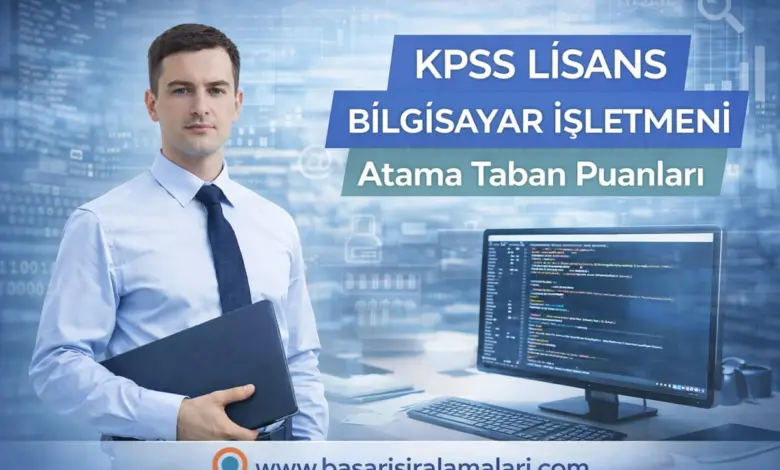 KPSS 2025/2 Lisans Bilgisayar İşletmeni Atama Taban Puanları (Tam Liste)