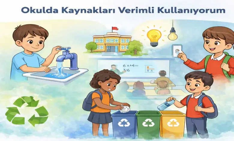 Sizde okulunuzda kaynakların verimli kullanılmasına dikkat ediyor musunuz? Bunun için neler yapıyorsunuz?