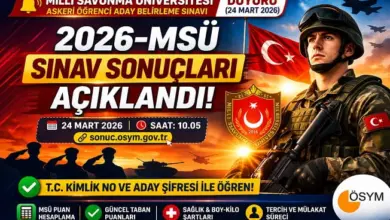 2026 MSÜ Sonuçları Açıklandı! ÖSYM Sonuç Ekranı ve Tüm Detaylar