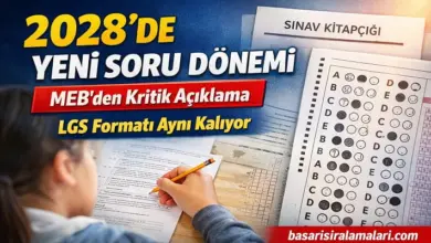 2028’den İtibaren Yeni Soru Dönemi: MEB’den Kritik Açıklama
