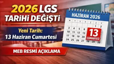 Sınav 13 Haziran Cumartesi Günü Yapılacak (MEB Resmî Açıklama)