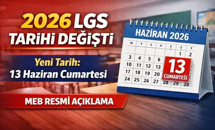 Sınav 13 Haziran Cumartesi Günü Yapılacak (MEB Resmî Açıklama)