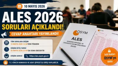 2026 ALES/1 Soru Kitapçığı ve Cevap Anahtarı Yayımlandı