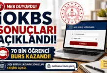 2026 İOKBS Sonuçları Açıklandı! 70 Bin Öğrenci Burs Almaya Hak Kazandı